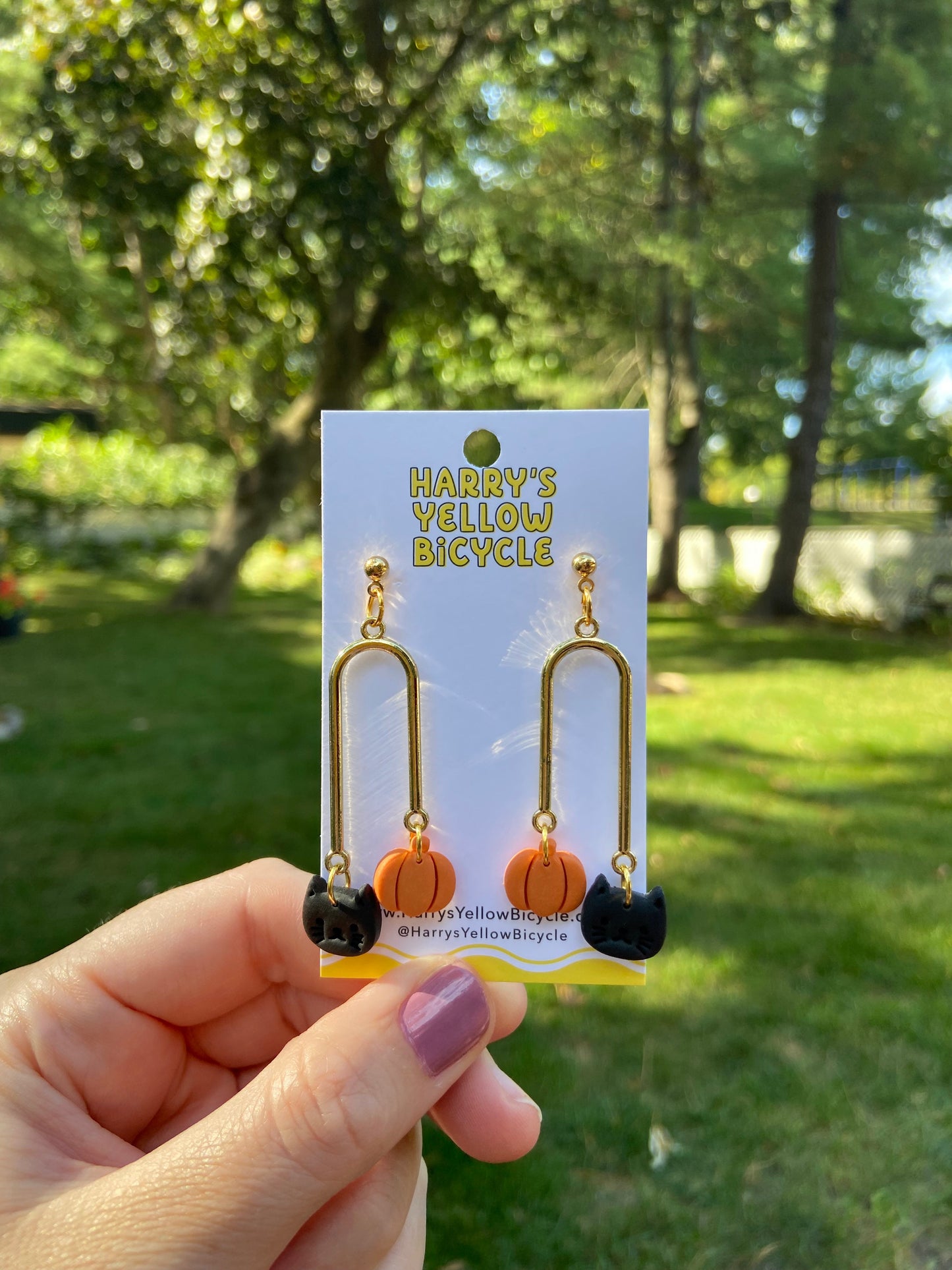 earrings - polymer clay