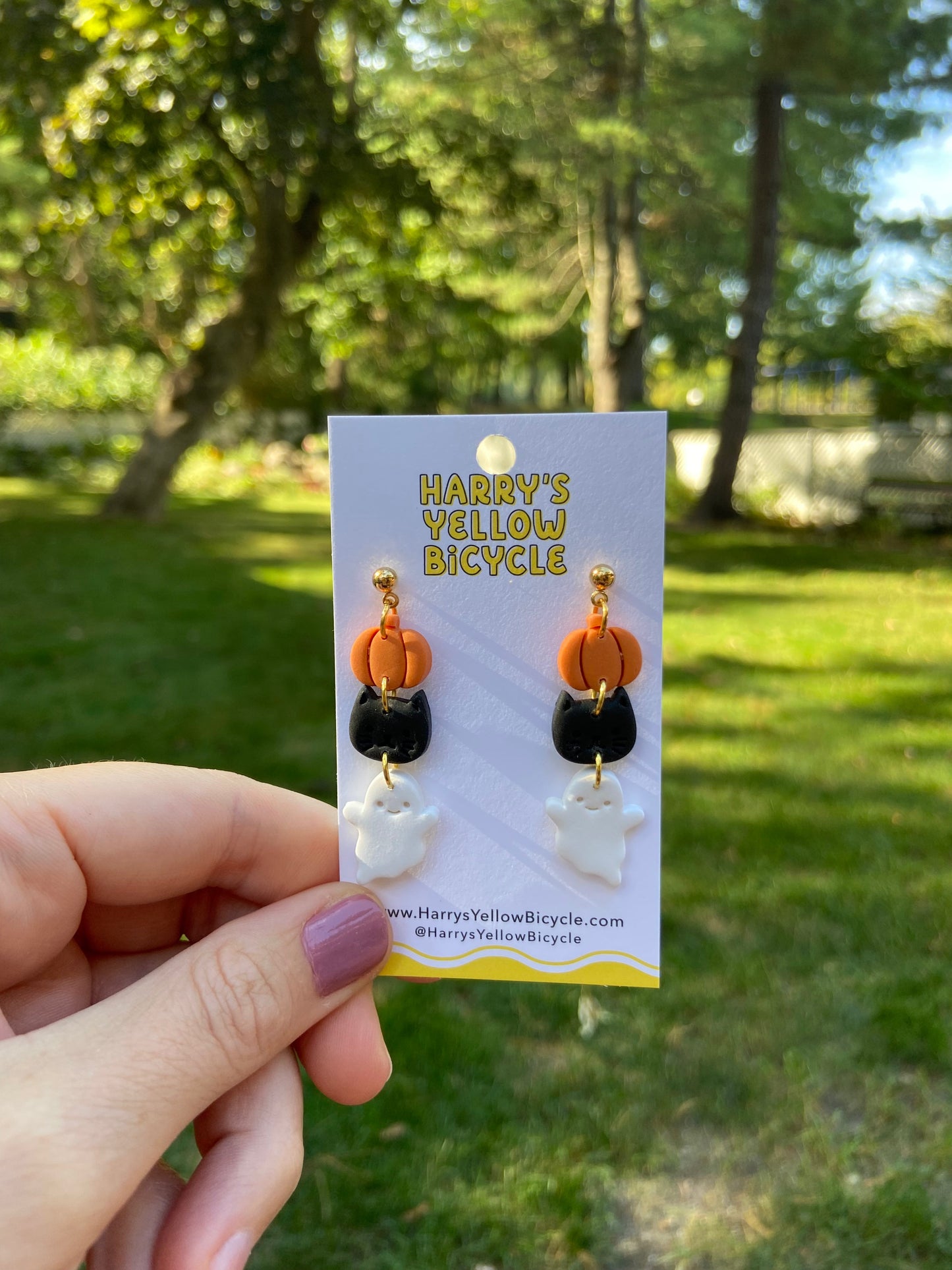 earrings - polymer clay