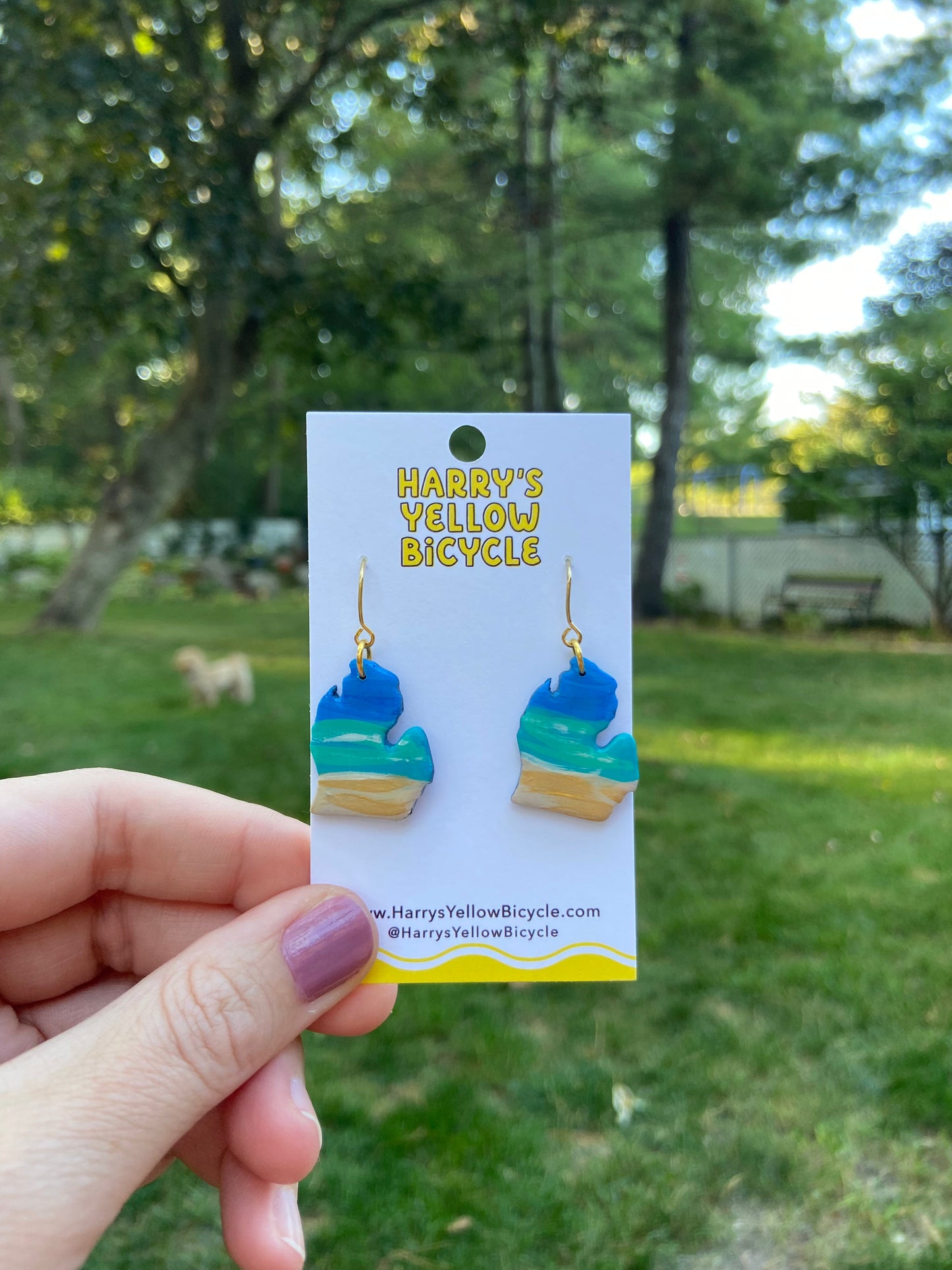 earrings - polymer clay