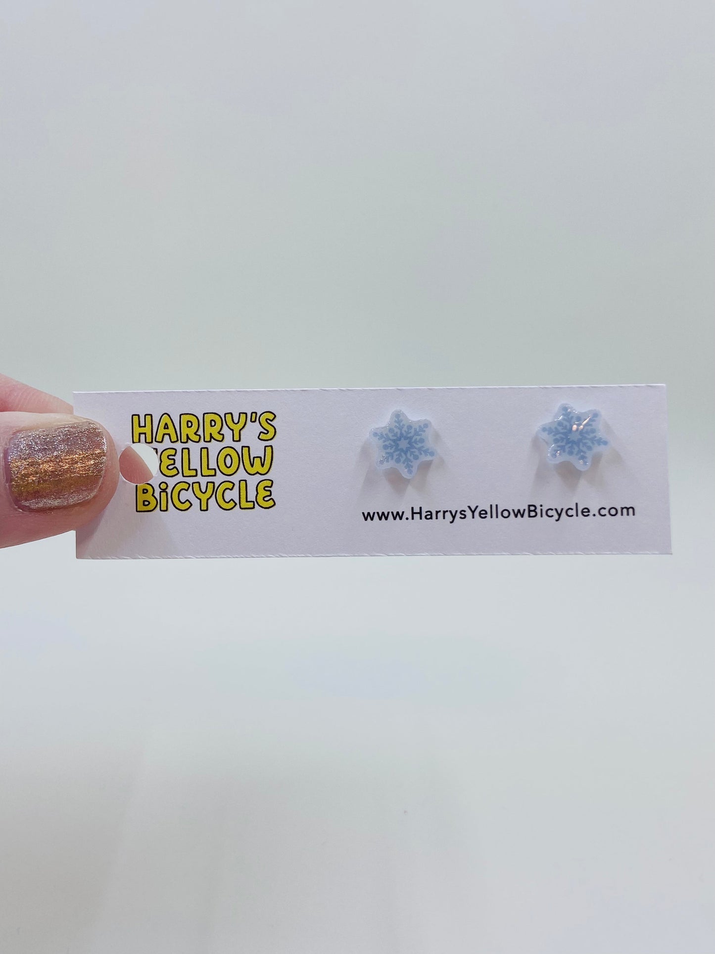 shrink plastic stud earrings