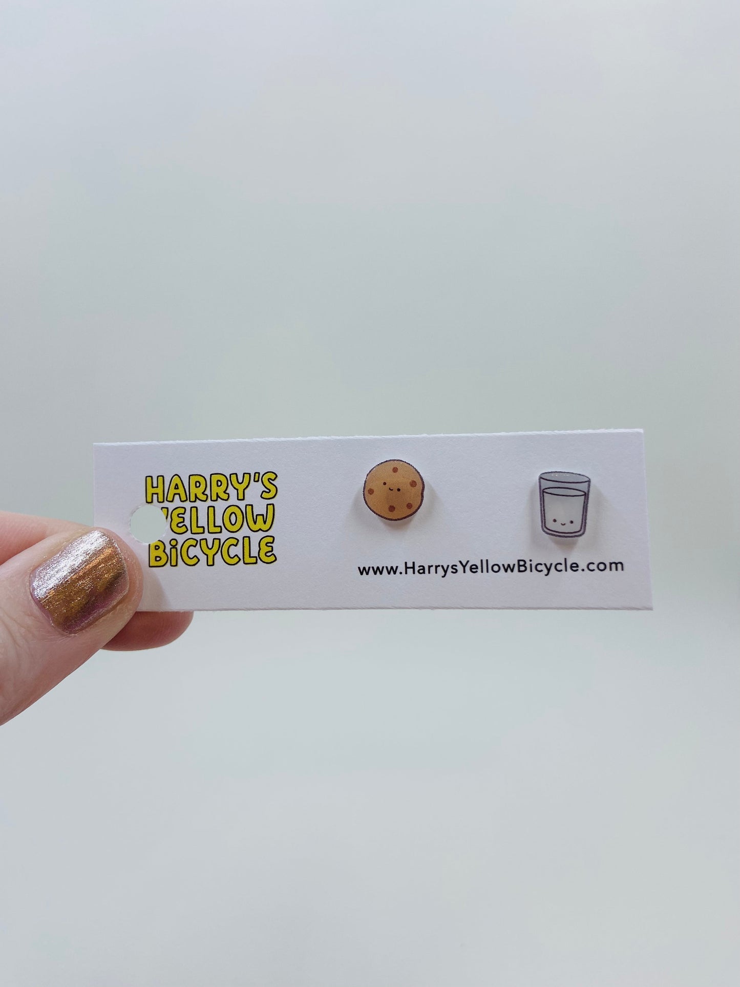 shrink plastic stud earrings