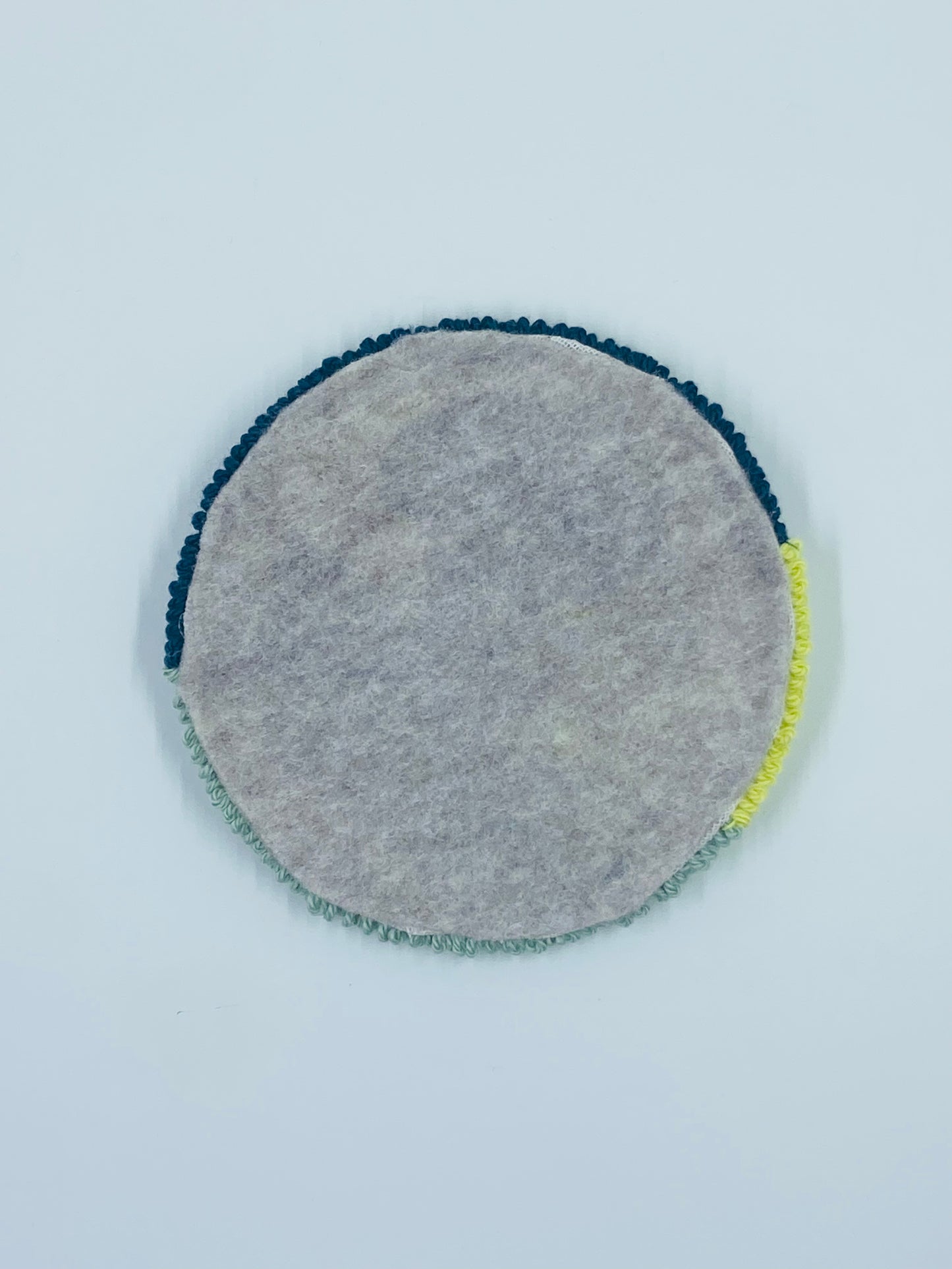 punch needle mug rug - nigh time moon