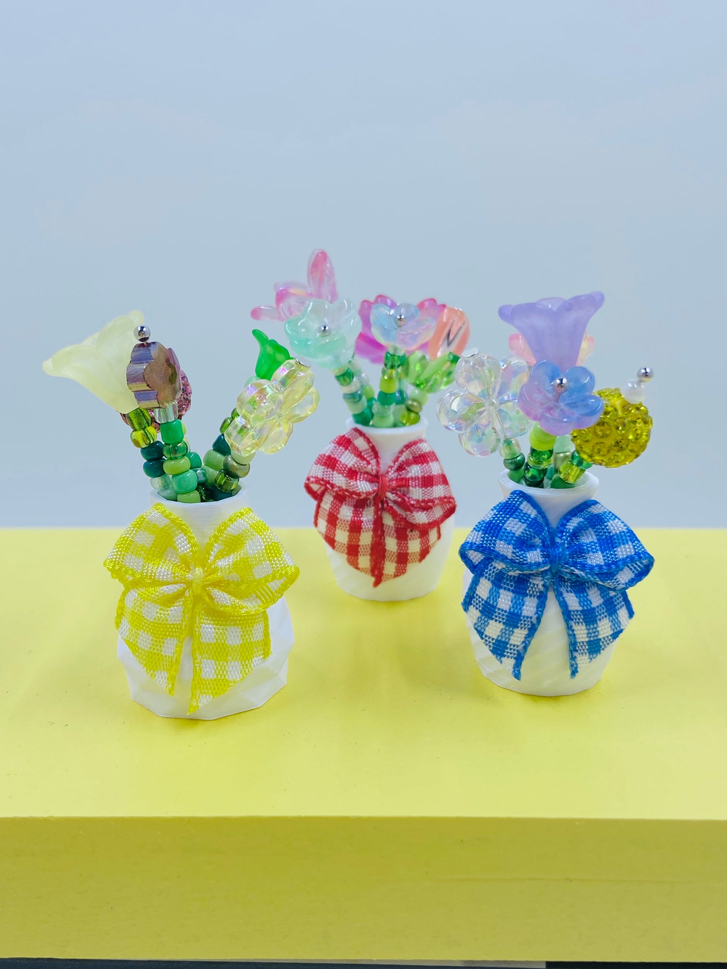 mystery mini beaded flower bouquet