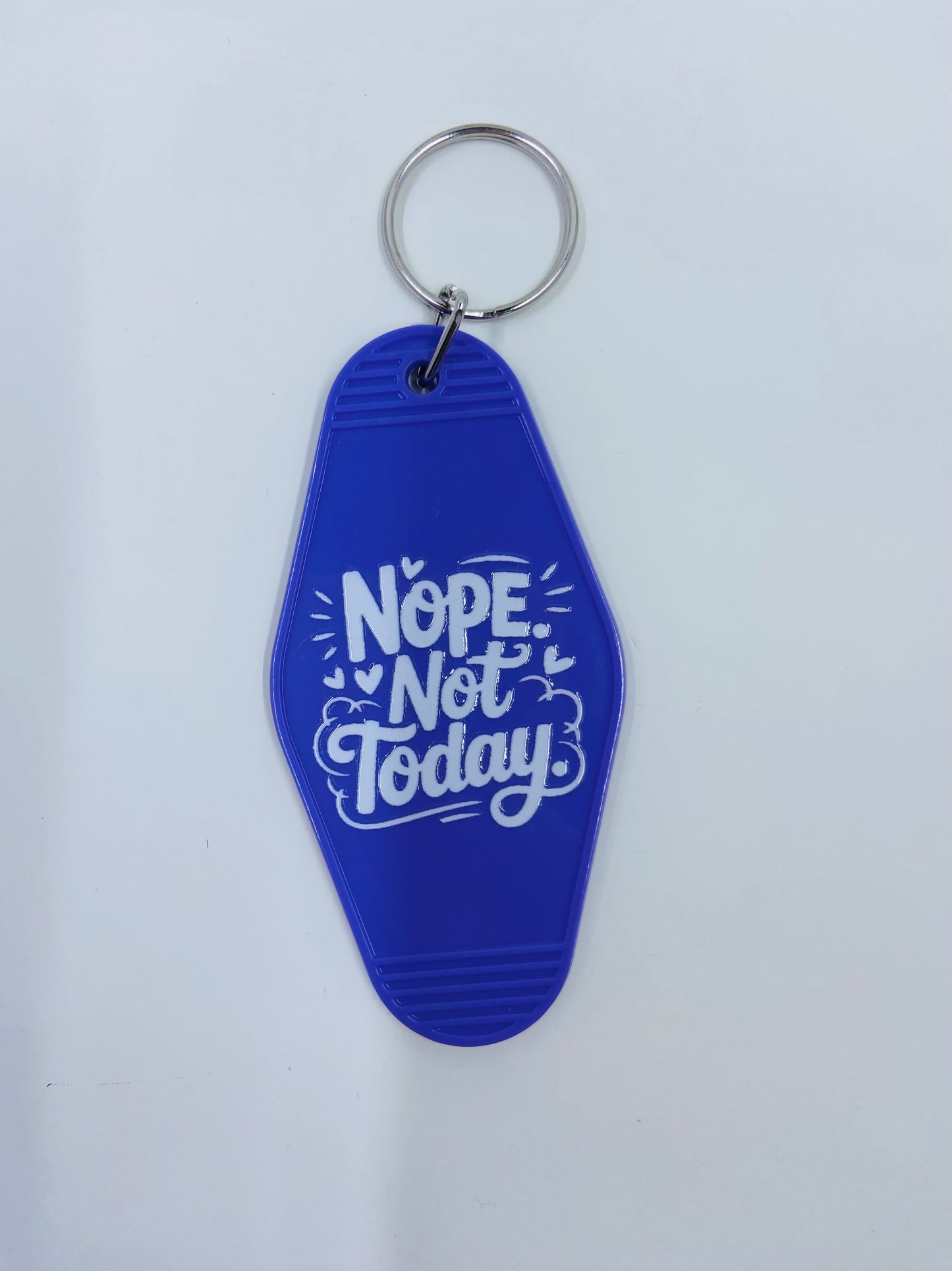 motel keychain - not today