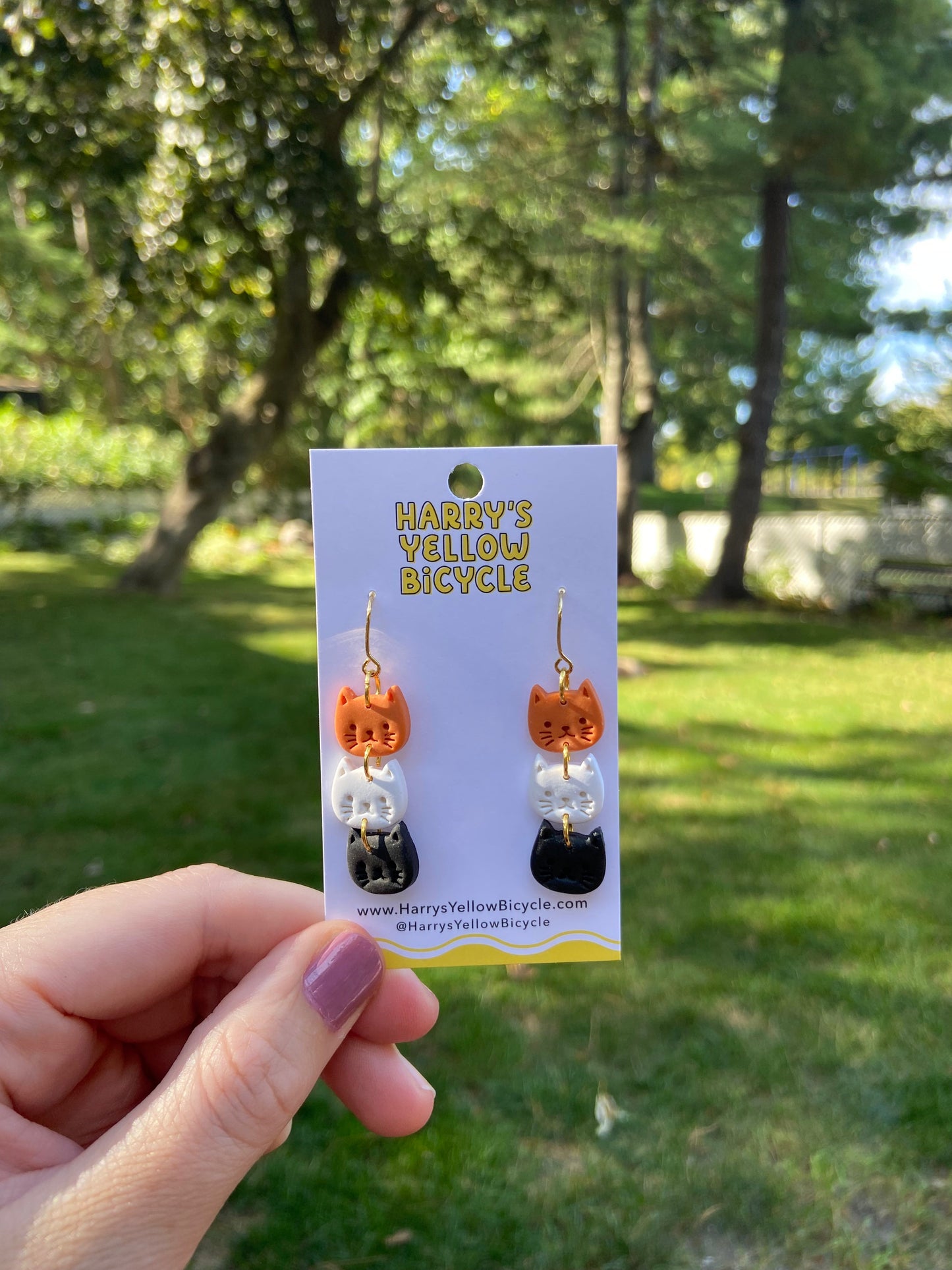 earrings - polymer clay