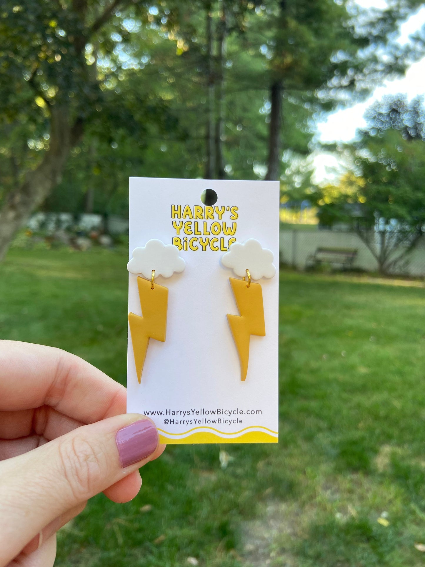 earrings - polymer clay