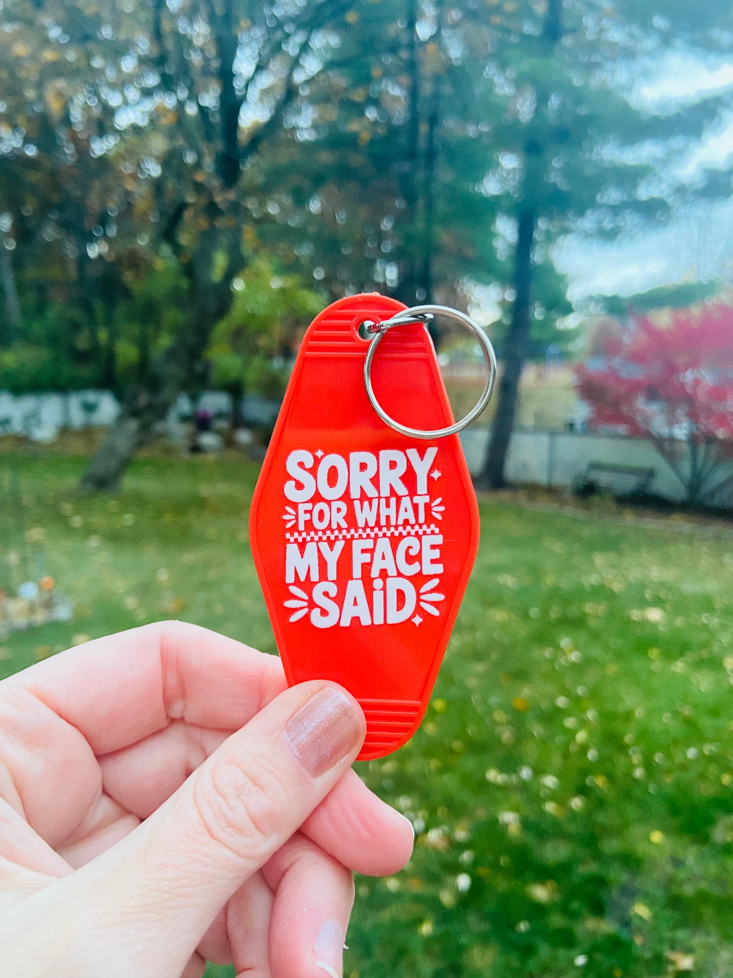 motel keychain