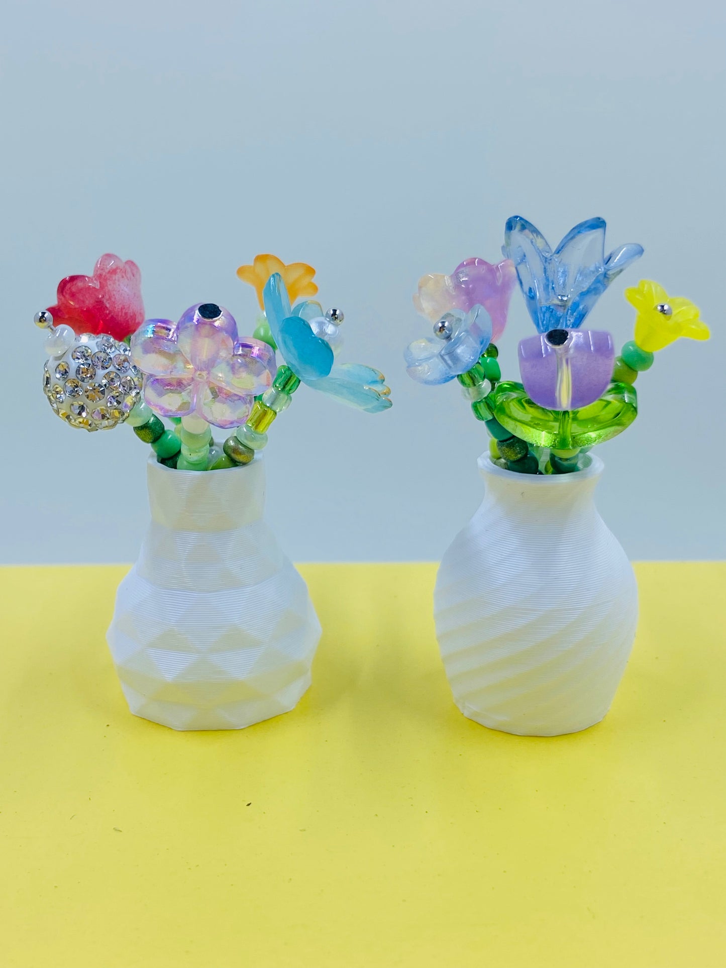 mystery mini beaded flower bouquet
