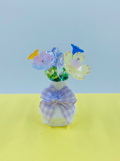 mystery mini beaded flower bouquet