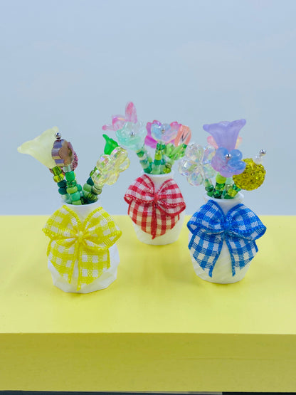 mystery mini beaded flower bouquet