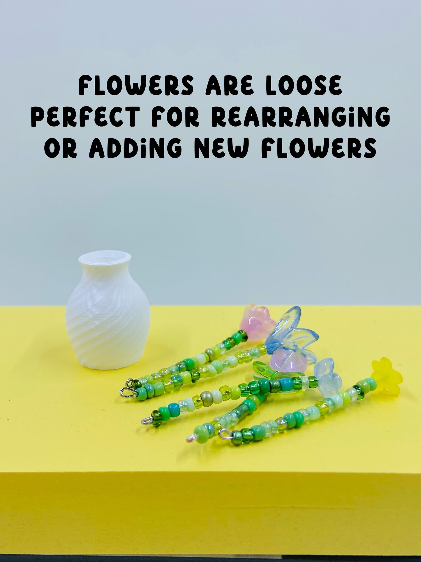 mystery mini beaded flower bouquet