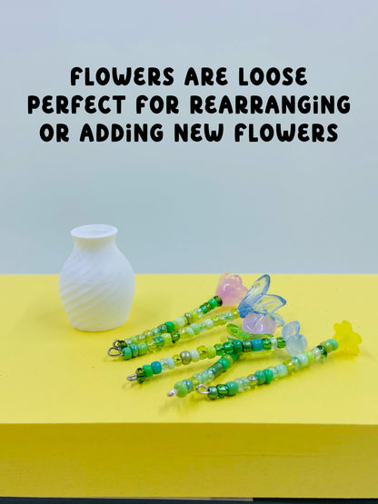 mystery mini beaded flower bouquet