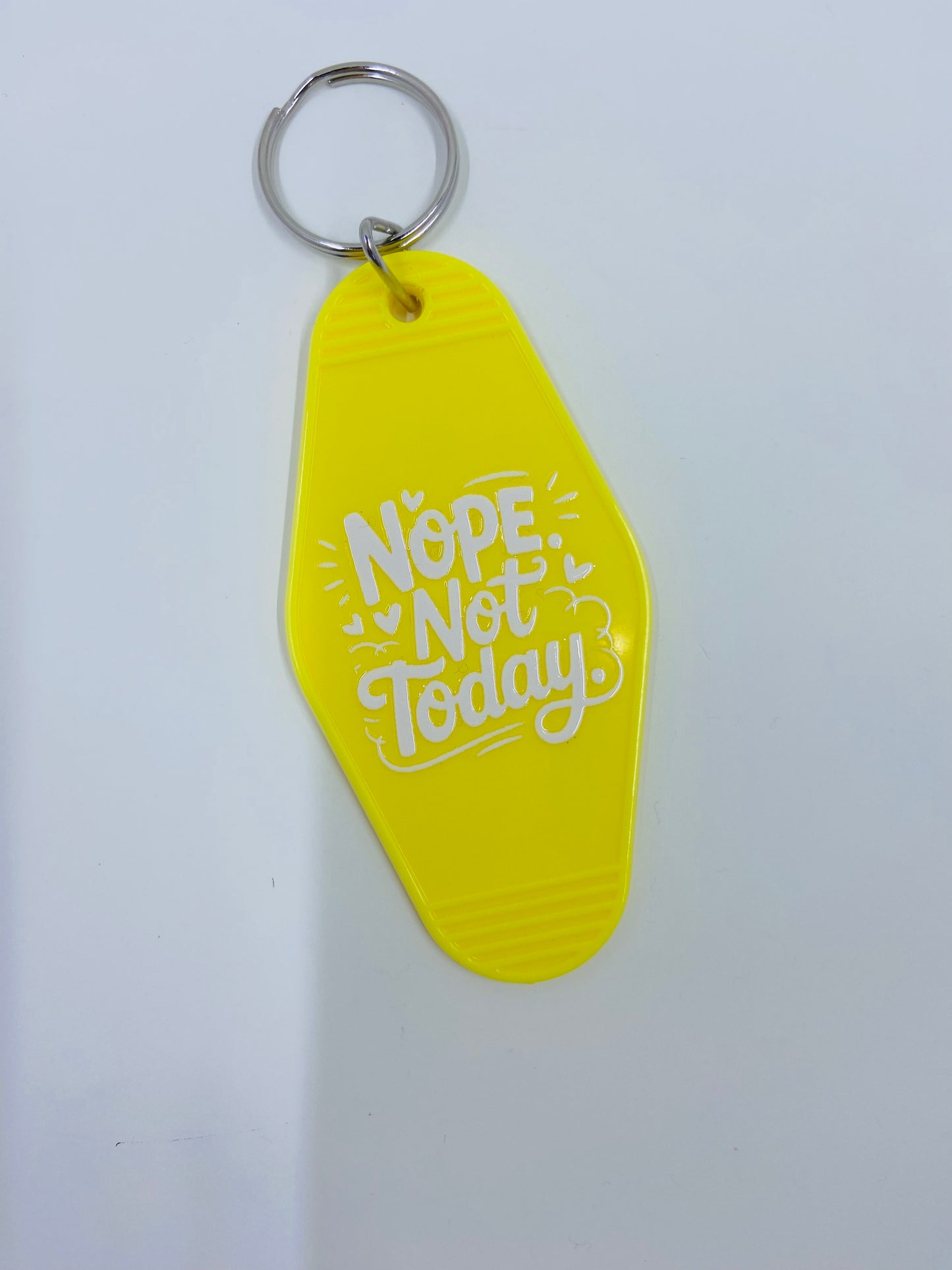 motel keychain - not today