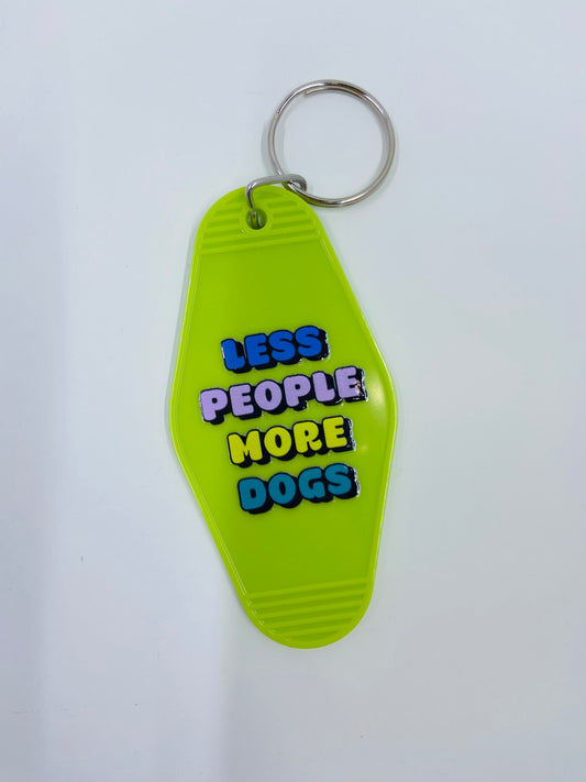 motel keychain - more dogs