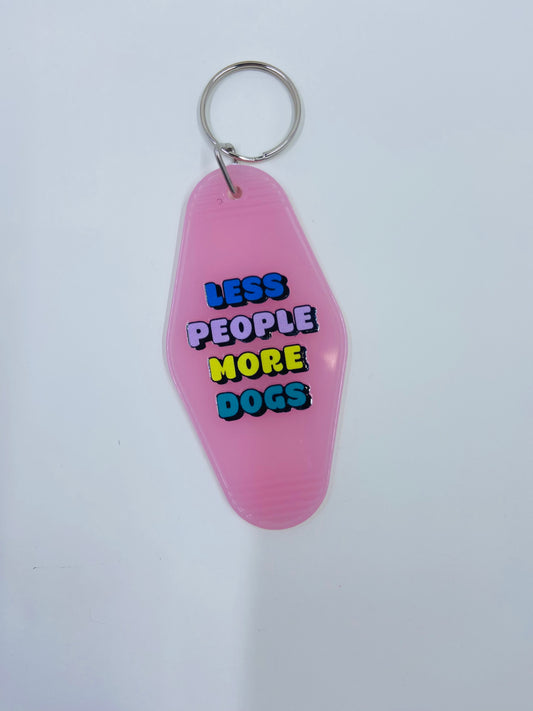 motel keychain - more dogs